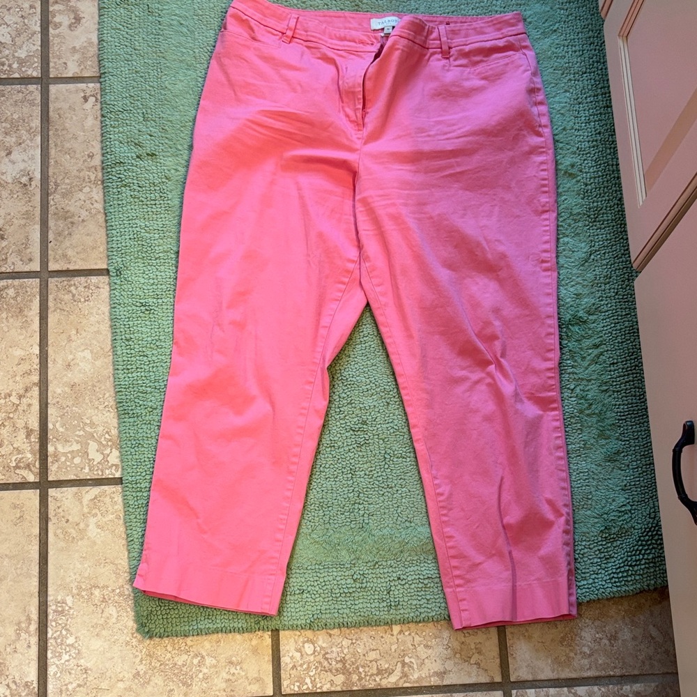 Talbots Pink Ankle Pants